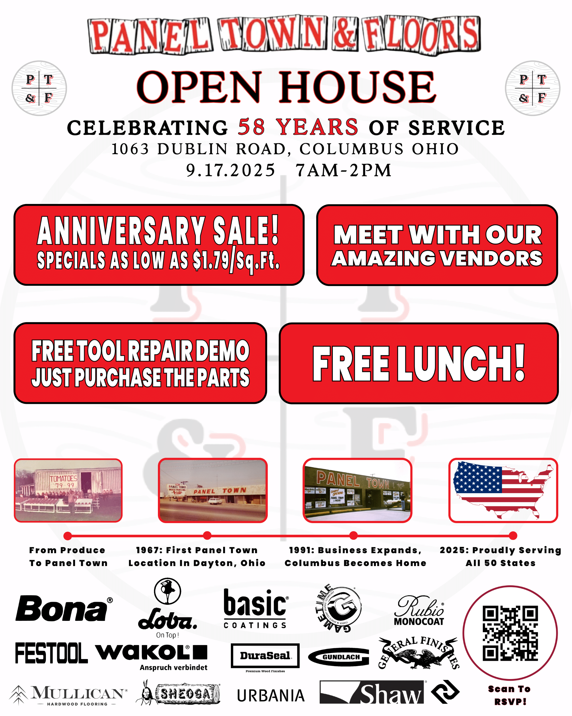 paneltown 58th anniversary open house