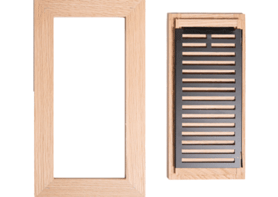 Unfinished Red Oak Vent 4 x 10