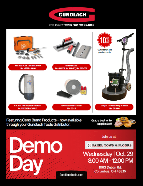 gundlach flyer for panel town & floors