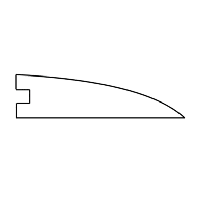 Kahrs Tres White Oak - Bisbee - Overlap Reducer 78"