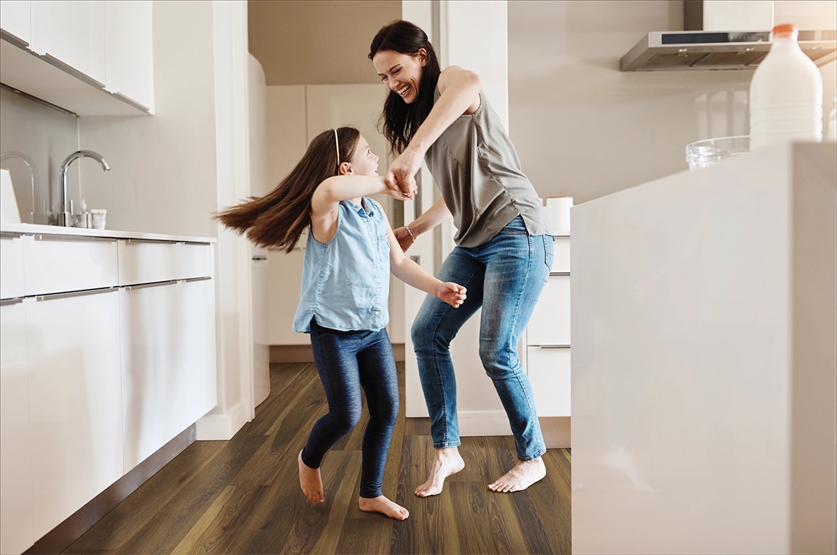 Blended Umber kitchen floor