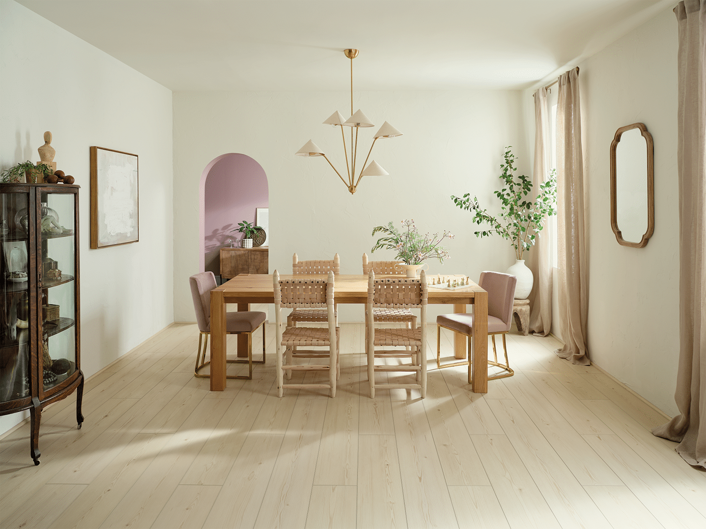 trending lvp styles dining room