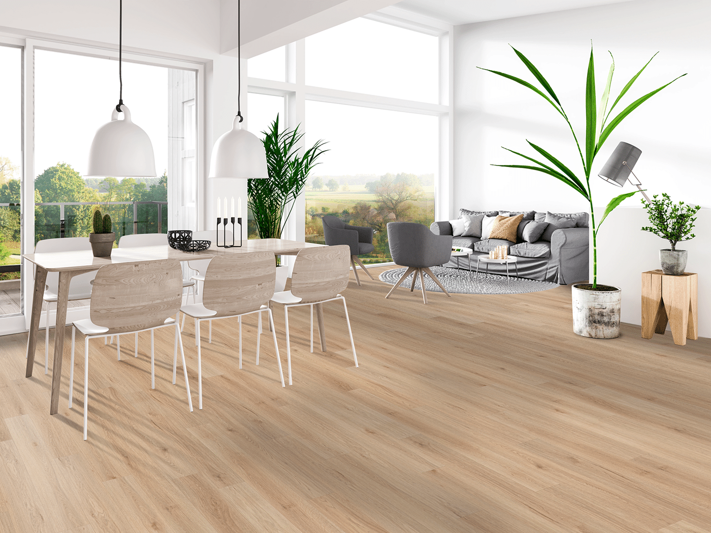 trending lvp style light floors