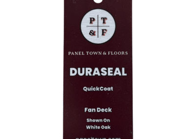 Panel Town Duraseal Quick Coat Stain Fan Deck – Full Color Samples on White Oak Wood