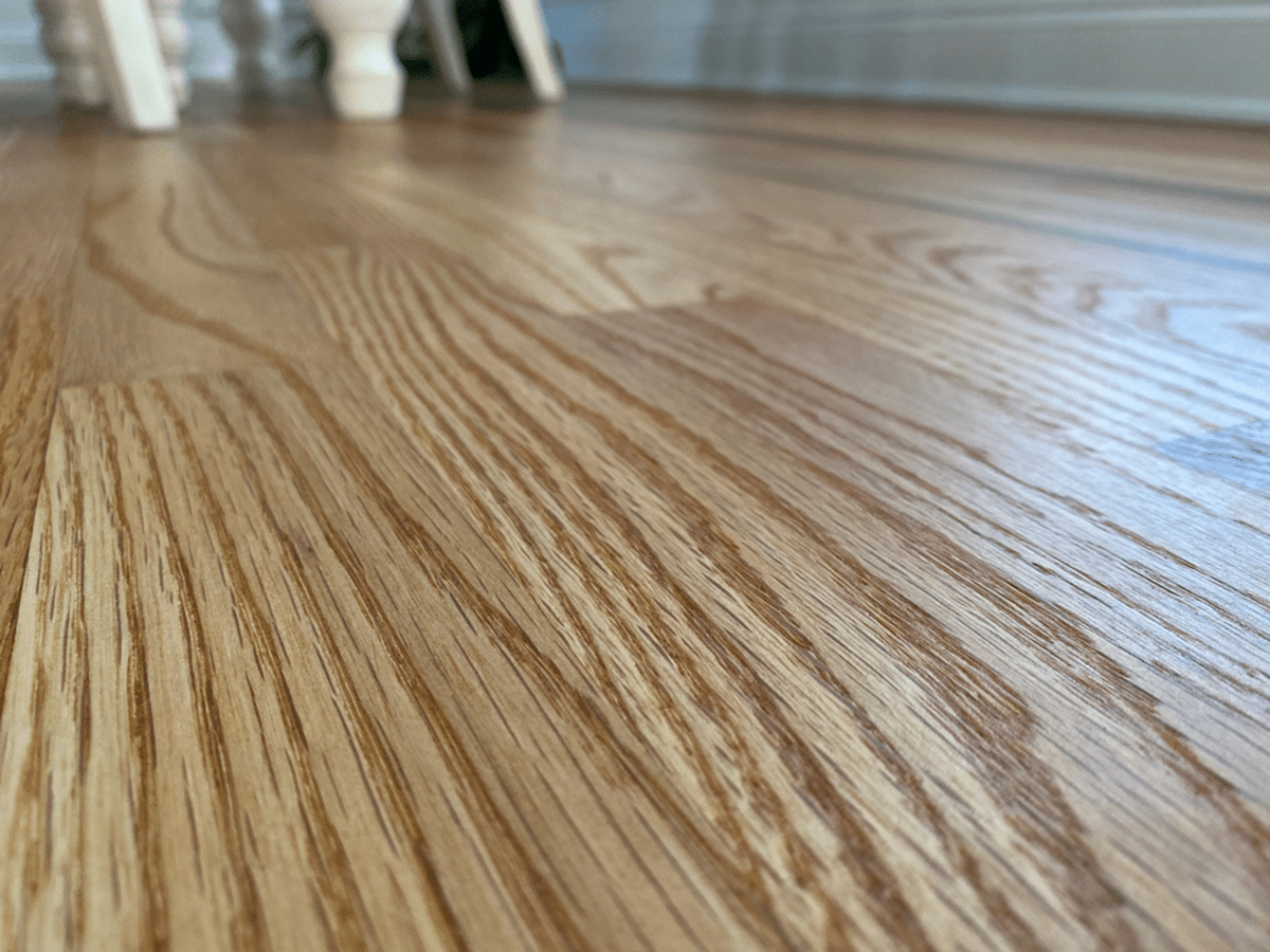 wire-brushed hardwood flooring with deeper grooves