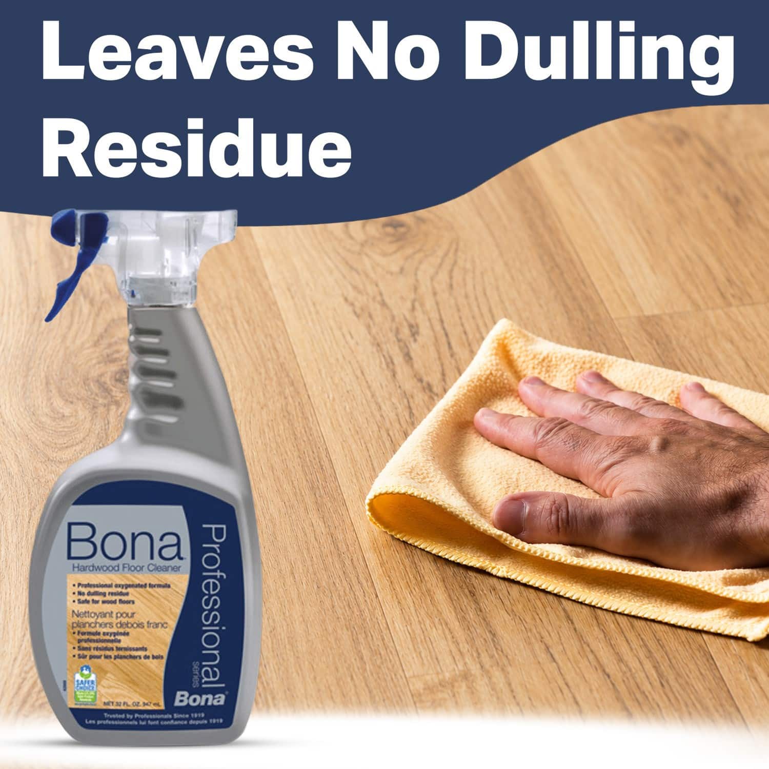 bona pro series leaves no dulling residue graphic created by Louis Dykstra